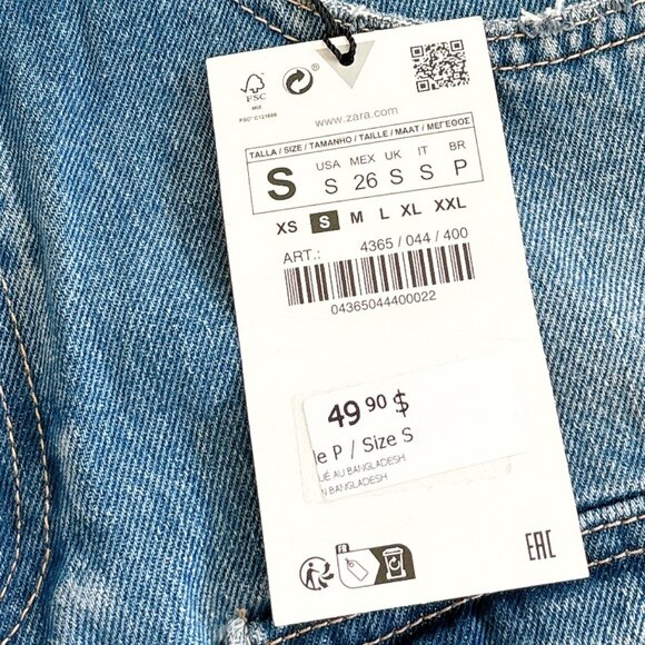 BRAND NEW ZARA SKIRT, SIZE 26 - Picture 17 of 17